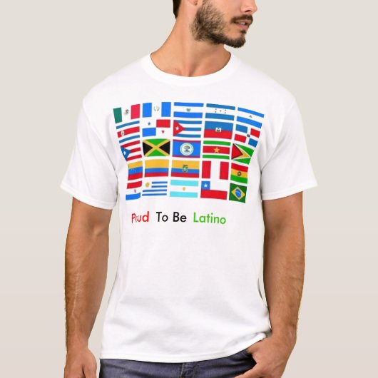 カスタマイズラテンアメリカ系のワイシャツ- Tシャツ (正面)