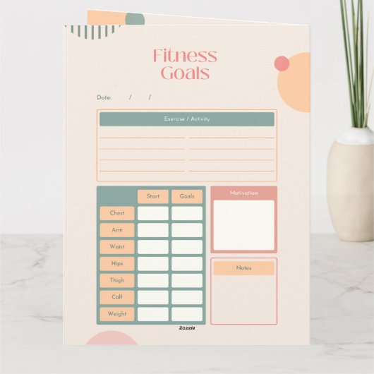 カスタマイズランニング可能なトラッカー+進行状況 カード (裏面)