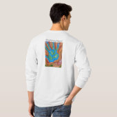 カスタマイズリズムの手 Tシャツ (裏面フル)