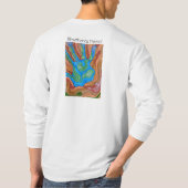 カスタマイズリズムの手 Tシャツ (裏面)