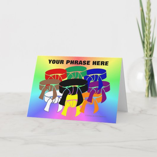 カスタマイズリングや輪のベルト招待状 招待状 (正面)