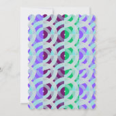 カスタマイズ🌈レインボー芸術的誕生日 招待状 (裏面)