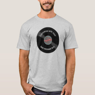 カスタマイズレコード Tシャツ