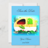 カスタマイズレトロのジプシーヴィンテージ マグネット招待状 (正面)