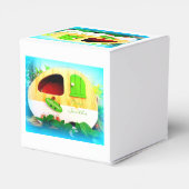 カスタマイズレトロヴィンテージキャンパーブルー フェイバーボックス (裏面サイド)