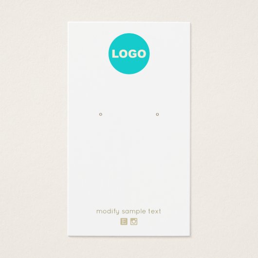 カスタマイズロゴ付き表示カード (正面)