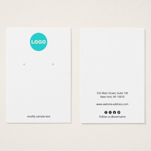 カスタマイズロゴ付き (正面&裏面)