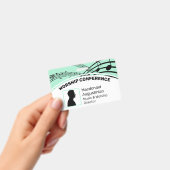 カスタマイズロゴ写真ID代表 音楽 スタッフ バッジ (手持ち)