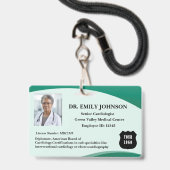 カスタマイズロゴ医 バッジ (Front with Lanyard)