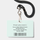 カスタマイズロゴ医 バッジ (Back with Lanyard)