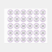 カスタマイズロゴ名ウェブサイトビジネスラベル ラベル (シート)