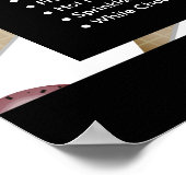 カスタマイズロゴ、アイスクリーム屋メニュー ポスター (角)