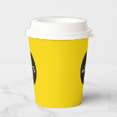 カスタマイズロゴ、ラグジュアリー金ゴールド 紙コップ (右)