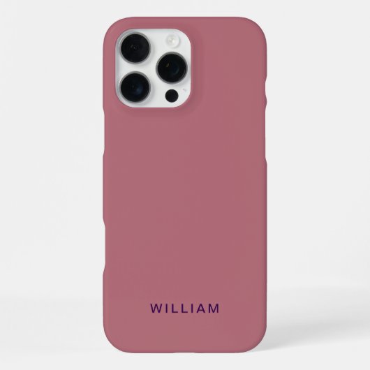 カスタマイズローズゴールドiPhoneケース 名入れ iPhoneケース (裏面)