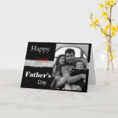 カスタマイズヴィンテージの父の日- カード (黄色い花)