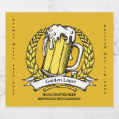 カスタマイズヴィンテージスケッチビールプロフェッショナルビアボー ビールラベル (シングルラベル)