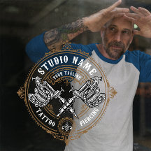 カスタマイズヴィンテージタトゥーショップガンマシンドア