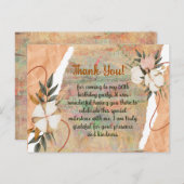 カスタマイズヴィンテージテーマサンキューカード ポストカード (正面/裏面)