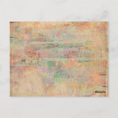 カスタマイズヴィンテージテーマサンキューカード ポストカード (裏面)