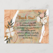 カスタマイズヴィンテージテーマサンキューカード ポストカード (正面)