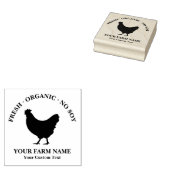 カスタマイズヴィンテージファミリーファームエッグカートン ラバースタンプ (押印)