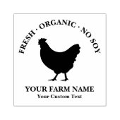 カスタマイズヴィンテージファミリーファームエッグカートン ラバースタンプ (インプリント)