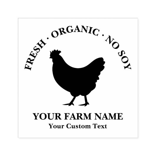 カスタマイズヴィンテージファミリーファームエッグカートン ラバースタンプ (インプリント)