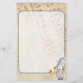 カスタマイズヴィンテージミュージカル 便箋 (裏面)