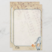 カスタマイズヴィンテージミュージカル 便箋 (正面/裏面)