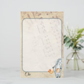 カスタマイズヴィンテージミュージカル 便箋 (スタンド正面)