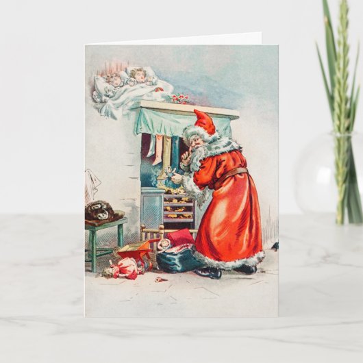 カスタマイズヴィンテージレトログリーティングカード シーズンカード (正面)