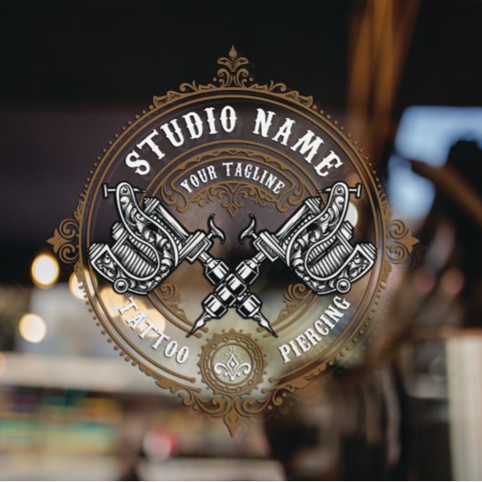 カスタマイズヴィンテージ入れ屋ガンマシン ウィンドウサイン