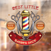 カスタマイズヴィンテージ旧ファッションド理容師ショップポール ウィンドウサイン (シート2)