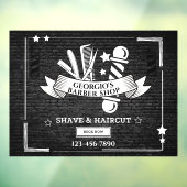 カスタマイズヴィンテージ理容師極記号ウィンドウ ウィンドウサイン (シート3)