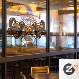 カスタマイズヴィンテージ金ゴールド入れ機店 ウィンドウサイン