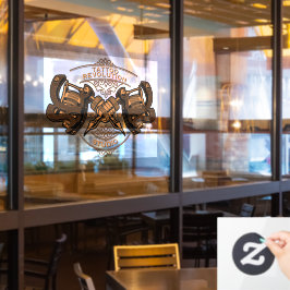 カスタマイズヴィンテージ金ゴールド入れ機店 ウィンドウサイン