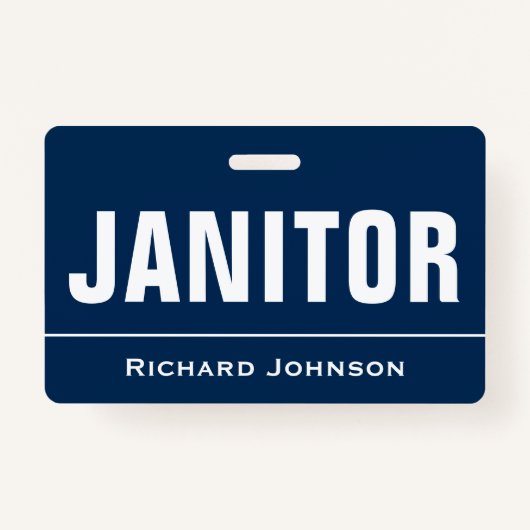 カスタマイズ一流の管理人 バッジ (正面)