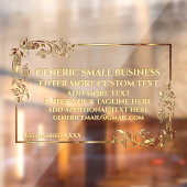 カスタマイズ一般法公証人医華美金ゴールド ウィンドウサイン (シート2)