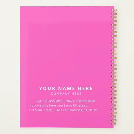 カスタマイズ不動産仲介業者 プランナー手帳 (裏面)