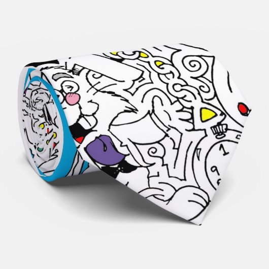 カスタマイズ不思議の国の当惑のタイのアリス- ネクタイ (ロール)