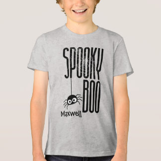 カスタマイズ不気味可能なブーキッズハロウィンシャツ トライブレンドTシャツ