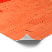 カスタマイズ与え可能な「Never Up」 ポスター (角)