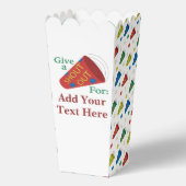 カスタマイズ与え可能なAシャウト・アウト・ポップコーン フェイバーボックス (正面)