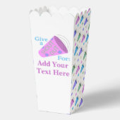 カスタマイズ与え可能なAシャウト・アウト・ポップコーン フェイバーボックス (正面)