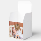 カスタマイズ両面フォトパーソナライズされた フェイバーボックス (オープン)