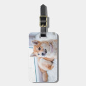 カスタマイズ両面写パーソナライズされた真 ラゲッジタグ (正面縦)