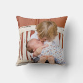 カスタマイズ両面写真パーソナライズされた クッション (裏面)