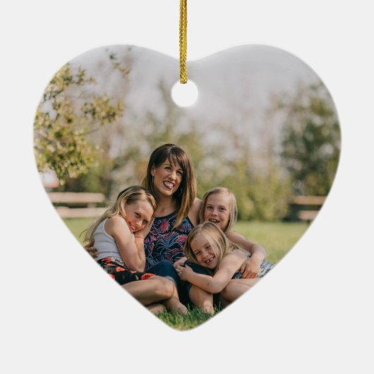 カスタマイズ両面写真 セラミックオーナメント (裏面)