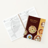 カスタマイズ中国の可能な料理テーマレシピジャーナル ノートブック (内部)