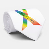 カスタマイズ人権のリボンのタイ- ネクタイ (ロール)